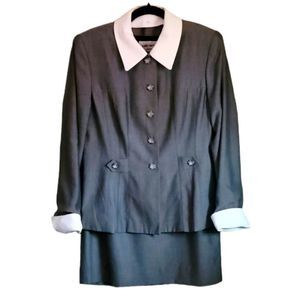 Alberto Nipon Ladies Gray Skirt Suit 10